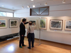 写真:美里水彩画クラブ「水彩画展」