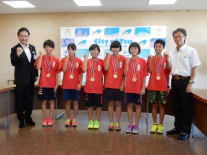 写真:全国小学生陸上競技交流大会 出場選手