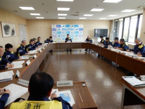 写真:第3回津市災害対策本部会議