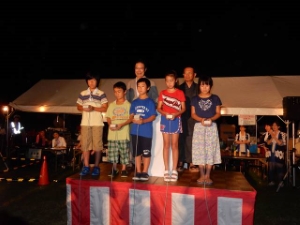 写真：サマーフェスタひさい点灯式2