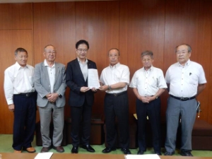 写真：河芸町自治会連合会役員