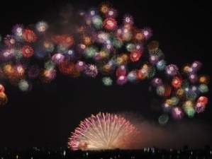 写真：第66回津花火大会2