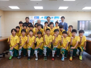 写真:全日本フットサル大会出場選手