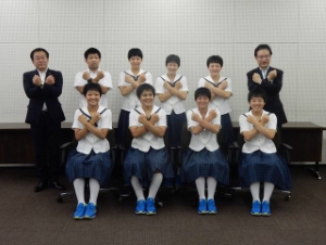 写真：女子バレーボール部