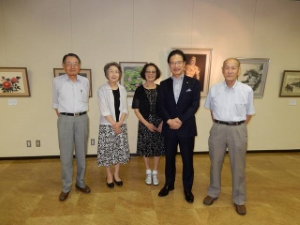 写真：第13回墨鈴会水墨画展