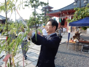 写真：つ七夕笹流し2