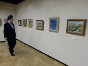 写真：津市民文化祭 美術部「洋画展」