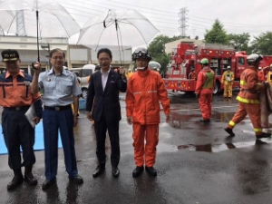 写真:消防大学校 横山忠弘校長