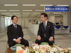 写真：市長対談