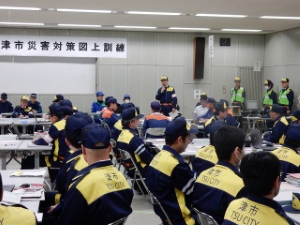 写真:津市災害対策図上訓練4