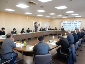 写真:津市地区社協連絡協議会との意見交換会