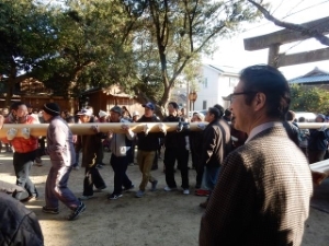 写真:おおのぼり奉納式典1