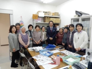 写真:声の広報 録音