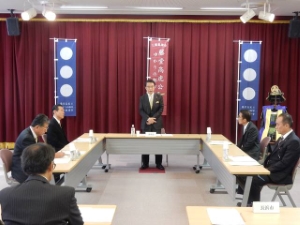 写真:サミット宣言会議