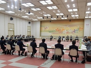 写真:三師会懇談会、意見交換会