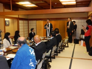 写真:安濃津よさこい台湾代表チーム歓迎会