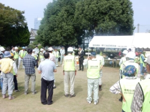写真：敬和公民館避難所運営委員会「防災・減災訓練」