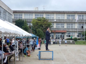 写真:榊原小学校運動会・第31回地区民体育祭