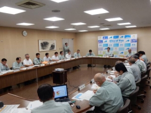 写真:第2回津市災害対策本部会議