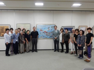 写真:僲雅会日本画展