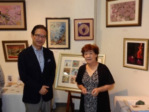 写真:第8回押し花・レカンフラワー作品展