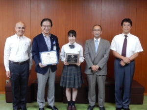 写真：「Stanford e-Japan」春季プログラム優秀賞