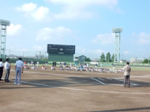 写真:津子連子ども会球技大会