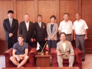 写真:久居ライオンズクラブ交換留学生