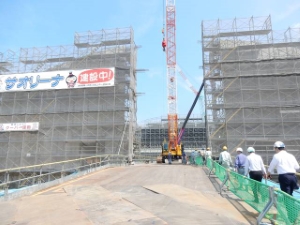 写真:サオリーナ建築工事現場2