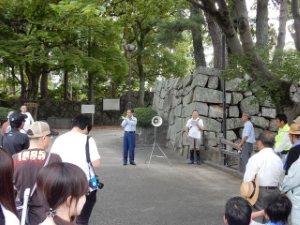 写真:津・お城クリーン作戦