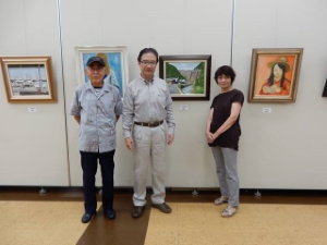 写真:第9回グループ創 油絵作品展