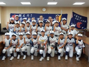 写真:全日本小学生ソフトボール大会出場チーム