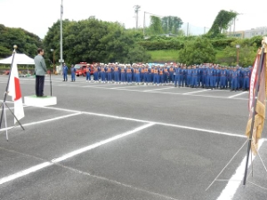 写真：津市消防団久居方面団消防操法大会1