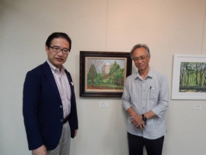 写真：「グリープゆうゆう」洋画展