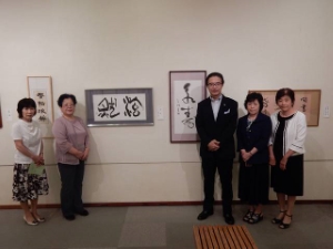 写真:青流会書画展