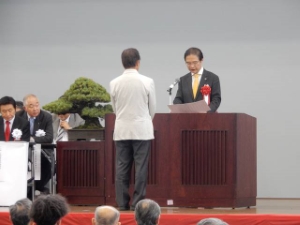 写真:全国建具フェア 表彰式