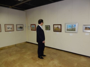 写真:津市民文化祭美術部門「日本画展」