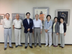 写真:墨鈴会水墨画展