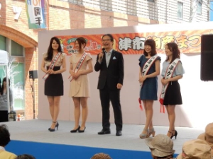 写真:津市物産まつり 挨拶
