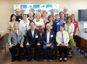 写真:カナダ・メトロバンクーバー訪日団来訪