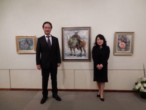 写真:和田はる子さん絵画展