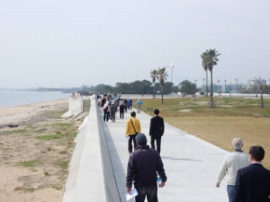 写真:町屋海岸堤防完成記念ウォーク2
