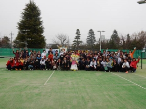 写真:新春オープンテニス大会