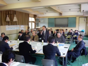 写真:栗真地区 地域懇談会