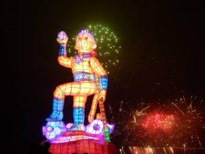 写真:ランタンフェスティバル点灯式3