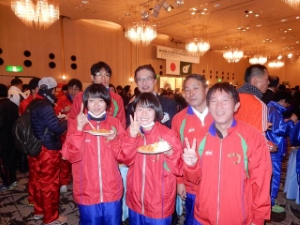 写真:第9回美し国三重市町対抗駅伝開会式、市町交流会2