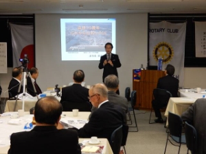 写真:津北ロータリークラブ例会