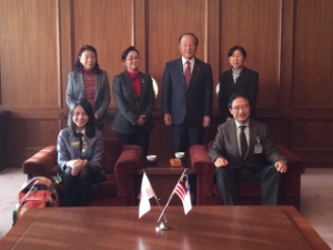 写真：津中央ライオンズクラブ交換留学生