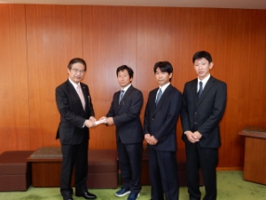 写真:JFEエンジニアリング津製作所役職会、ジャパンマリンユナイテッド津事業所職長会・班長会