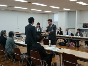 写真：環境審議会委員委嘱式